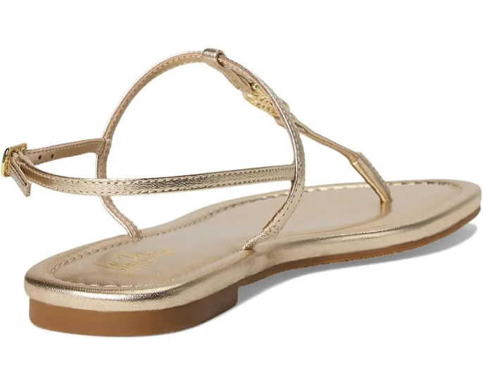 Босоножки Delilah с логотипом и ремешком от Lilly Pulitzer