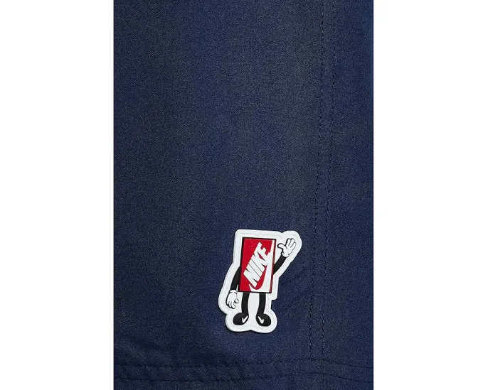 Шорты Nike Kids Breaker Boxy Patch 7 дюймов (17.78 см) с внутренними трусиками и квадратной накладкой