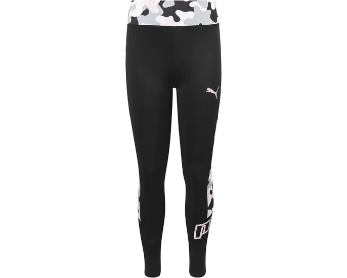 Детские леггинсы Puma Core Logo с блестящим логотипом
