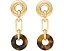Серьги Kate Spade New York Interlock Linear Earrings с кубическим цирконием
