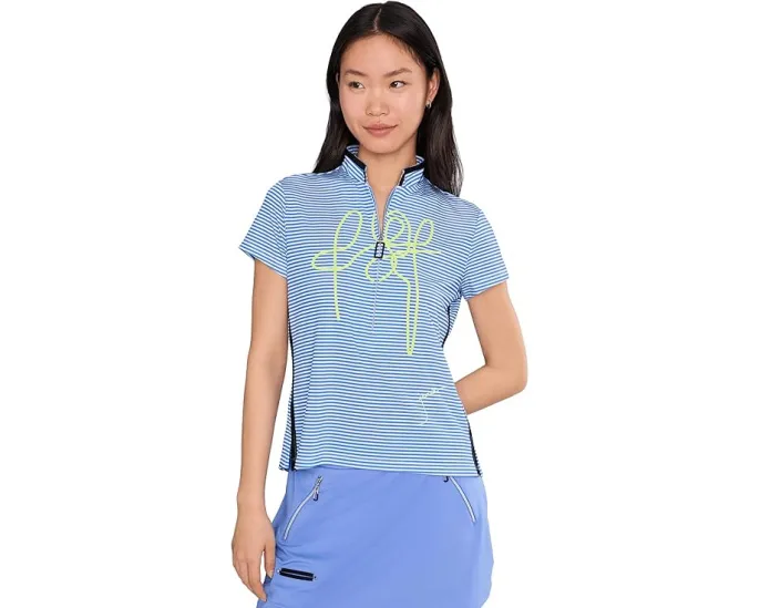 Топ Jamie Sadock с коротким рукавом и дизайном со шнурками на горловине