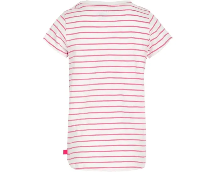 Футболка Hatley Kids с полосками и цветочным принтом и завязкой спереди