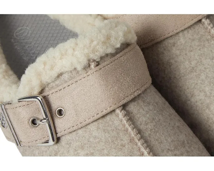 Тапочки-слипоны Bzees Eternity из флиса с искусственным мехом