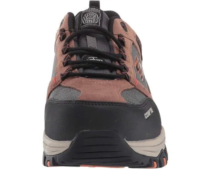 Ботинки композитные Skechers Greetah Comp Toe коричнево-черные