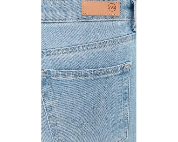 Джинсы Mari Mid-Rise Slim Straight Crop с прямой средней посадкой и укороченными штанинами в цвете Cruiser