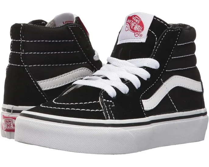 Кроссовки Vans SK8-Hi высокие для детей из замши и хлопка