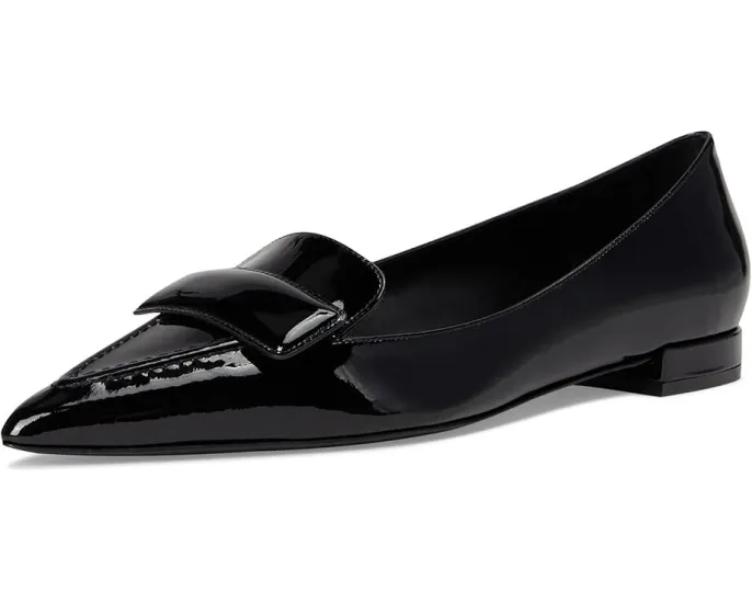 Stuart Weitzman Sovinnie Flat балетки с острым носком и объемным верхом