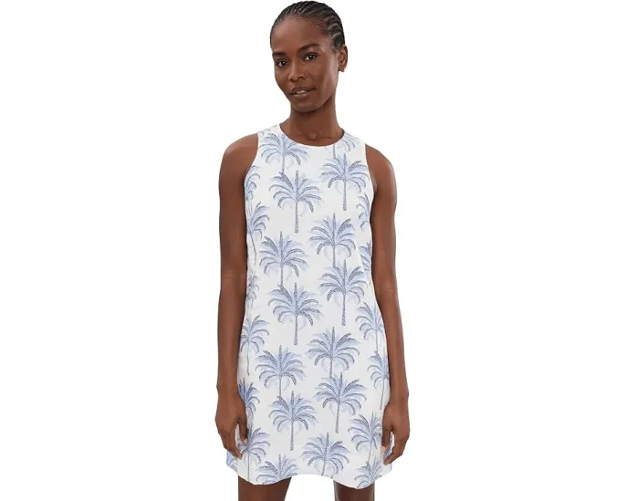Tommy Bahama Пальмовое платье без рукавов короткое Palm Banks