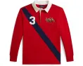 Рубашка-поло Polo Ralph Lauren Kids из хлопка с логотипом Triple-Pony и вентилируемым подолом