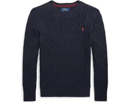 Свитер Polo Ralph Lauren из хлопка с узором коса для детей