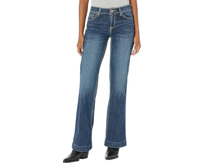 Широкие брюки-джинсы Ariat Trouser Perfect Rise Maggie с завышенной талией