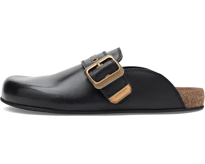 Мюли AllSaints Staffa с пряжкой и пробковой стелькой