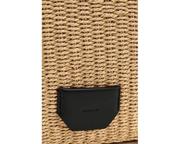 Сумка-тоут AllSaints Izzy Paper East/West из плетеного материала с двумя ручками