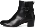 Ботильоны ECCO Dress Classic на каблуке 35 мм с пряжкой и эффектом змеиной кожи