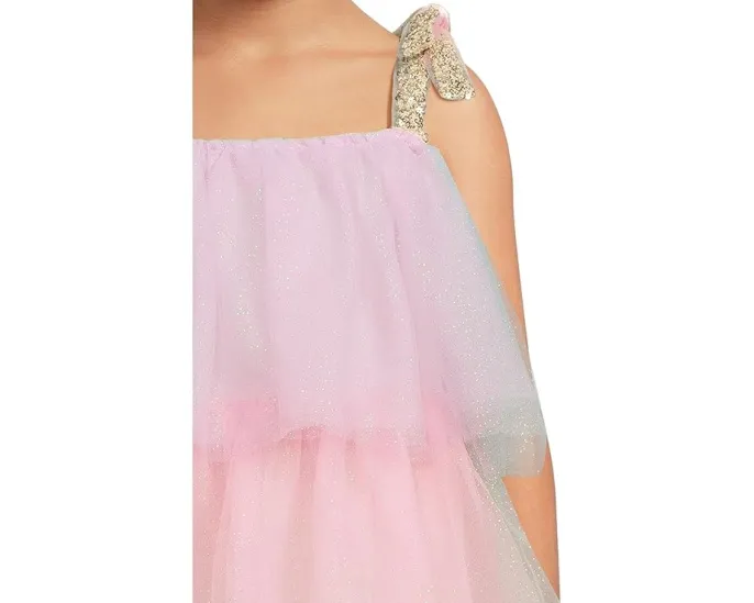 Платье Lola and The Boys с омбре и блестками на регулируемых бретелях