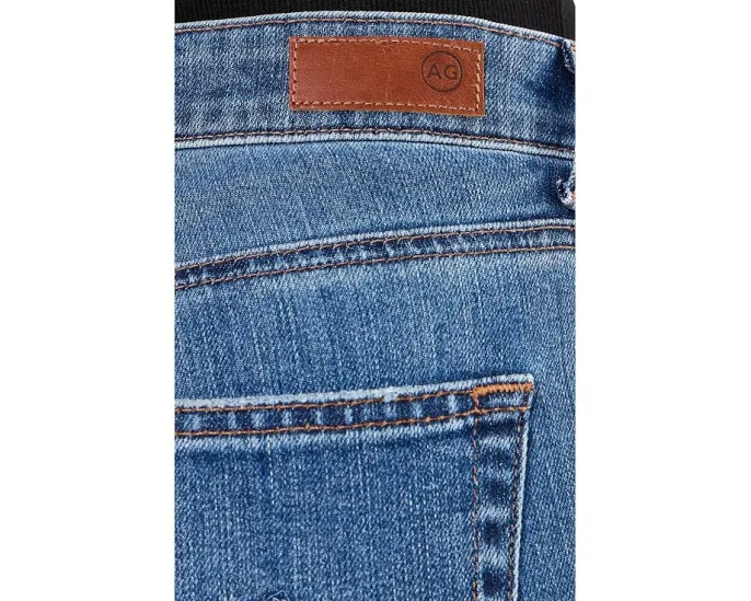 Джинсы AG Jeans Мари с зауженным прямым кроем, средняя посадка