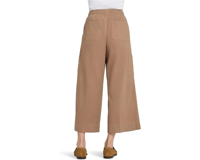 Брюки карго NYDJ Whitney в цвете Toasted Coconut с завязками на талии