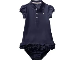 Детское платье Polo Ralph Lauren Kids с рюшами и блумерами