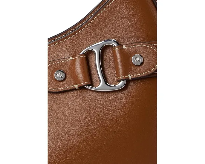 Большая кожаная сумка через плечо Tasha от Lauren Ralph Lauren