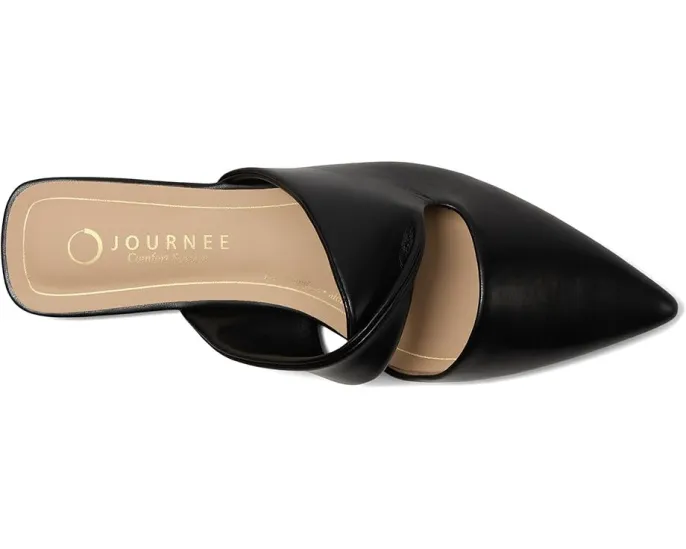 Балетки Journee Collection Enniss с острым носком и перекрученным ремешком
