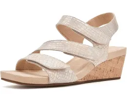 Босоножки Vaneli Creola на танкетке из пробки с застежкой на липучке