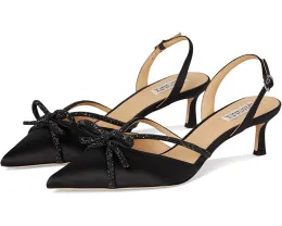 Туфли Badgley Mischka Angelina на каблуке kitten heel с отделкой стразами