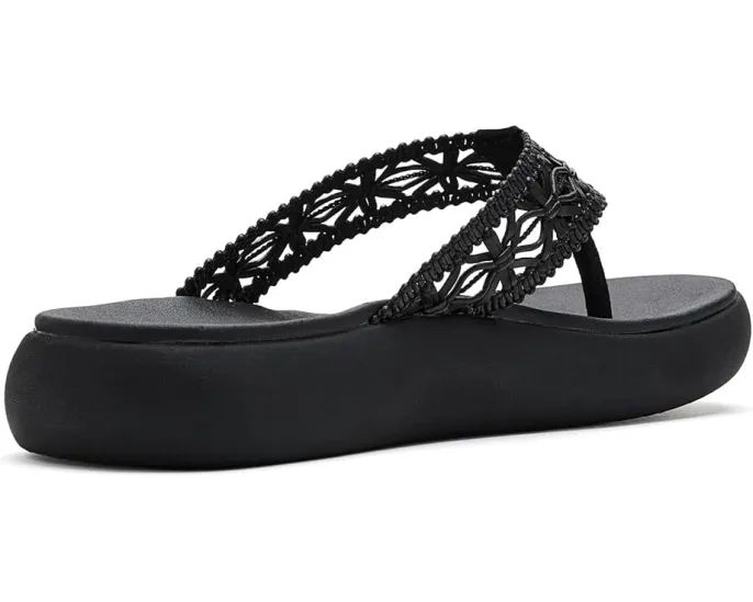 Сандалии SKECHERS Asana Luxe Ocean Breeze 2 с ажурным верхом и просторной посадкой Relaxed Fit