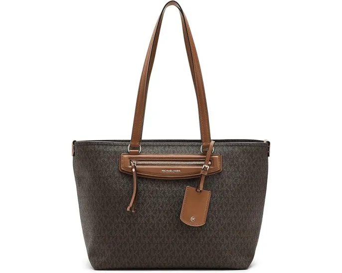 Сумка-тоут MICHAEL Michael Kors Jet Set Travel Medium East West с верхней молнией