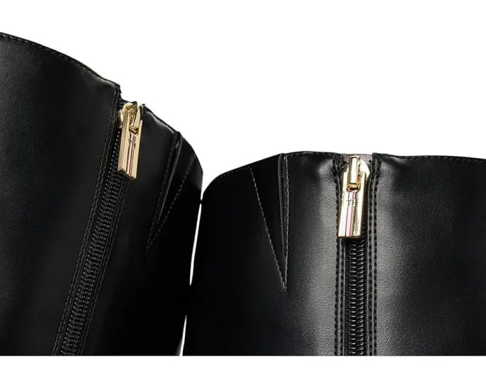 Ботинки Tommy Hilfiger Jullie до колена с пряжкой и каблуком шпилькой