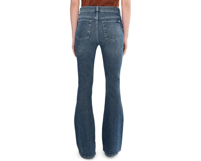 Джинсы 7 For All Mankind HW Ali с высокой посадкой и расклешенным низом