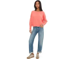 Свободный свитер See Me с лодочкой и контрастной отделкой Free People