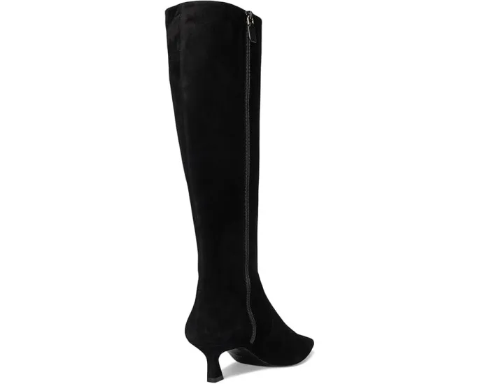 Высокие сапоги Vinnie Zip 50 на изящном каблуке из козьей кожи Stuart Weitzman