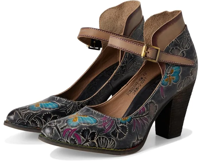 Туфли Foxglove с заостренным носком и ремешком на щиколотке