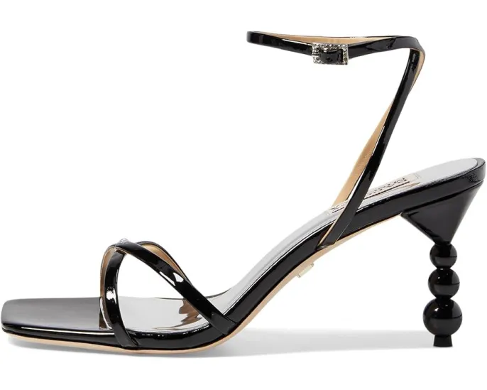 Босоножки Badgley Mischka Callie на шпильке с перекрестными ремешками и жемчужным декором