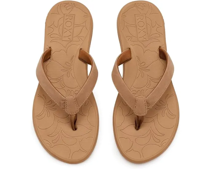 Шлепанцы Roxy Vickie с контурной стелькой и поддержкой свода стопы