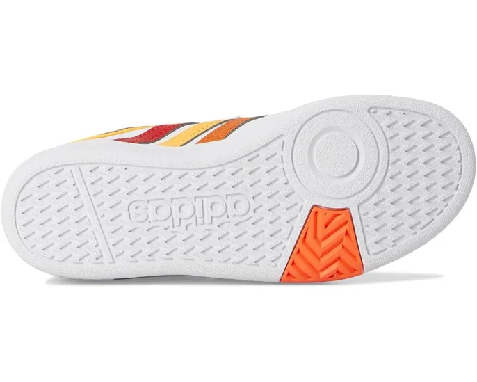 Детские кроссовки Hoops 4.0 от adidas с низким силуэтом и застежками на липучках