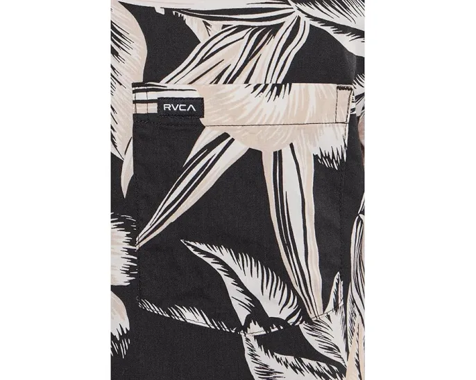 Рубашка RVCA Overspray Short Sleeve с флористическим принтом