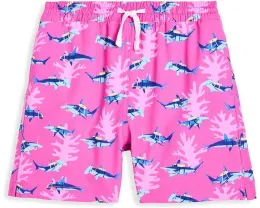 Chubbies Kids шорты с принтом акулы и эластичным поясом