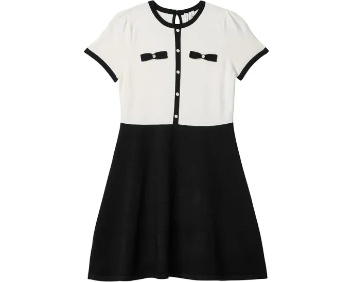 Детское платье-свитер Janie and Jack с контрастной отделкой и карманами