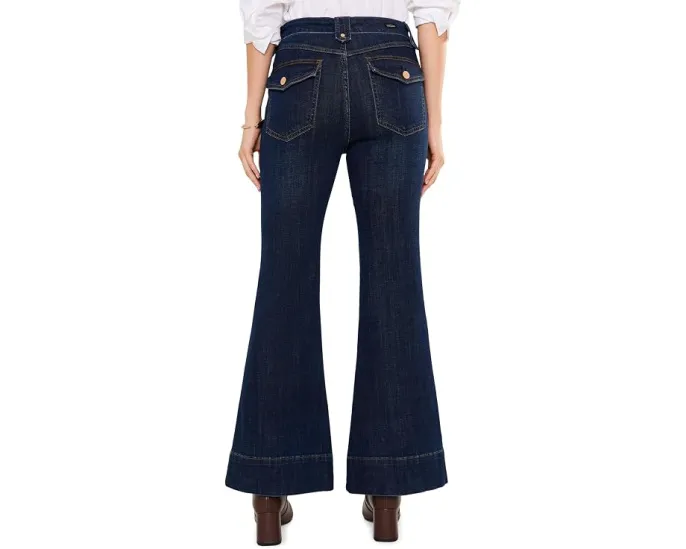 Джинсы Liverpool Mid-Rise Hannah Outlaw Flare с расклешенными штанинами