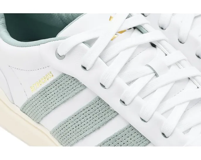 Кроссовки для гольфа adidas Retrocross Gripmore с верхом из натуральной кожи и безшиповой подошвой
