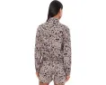 Essentials Graphics Animal Print Relaxed Woven Half-zip Jacket