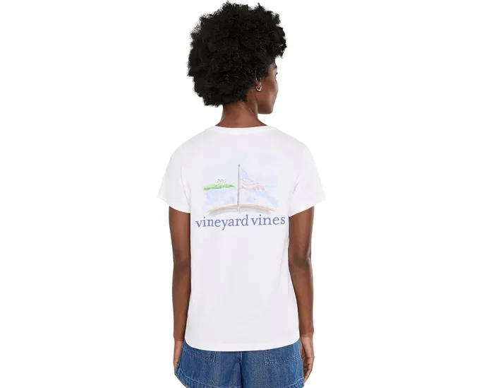 Футболка с карманом и коротким рукавом Vineyard Vines