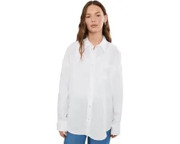 Faherty рубашка Laguna Linen Relaxed из льна с принтом