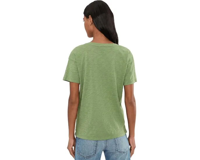 Футболка Mod-o-doc Short Sleeve V-Neck Boxy Tee с V-образным вырезом