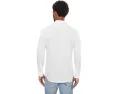 Приталенная рубашка Lacoste из хлопкового микса белого цвета