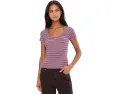Футболка Madewell Scoop Neck Brightside с полосками