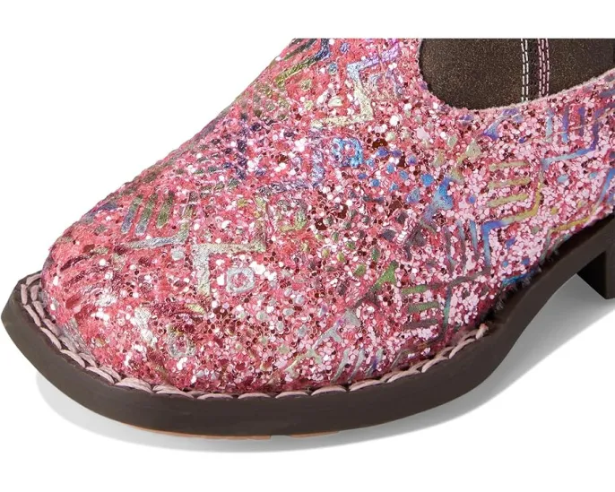 Сапоги Roper Kids Glitter Aztec с ацтекским принтом для девочек
