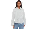 Free People полосатая льняная рубашка Laurel