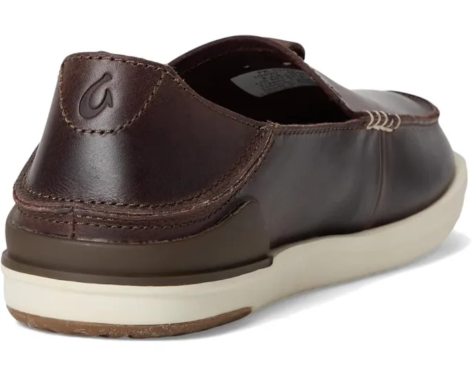 OluKai Kakaha мокасины из цельной кожи со съемной стелькой